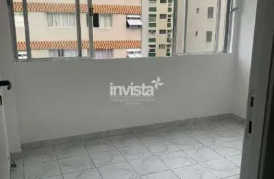 Apartamento com 2 quartos para alugar no José Menino, Santos 