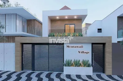 Casa villagio à venda em marapé, santos – 60,5m² interna + 30,6m² externa