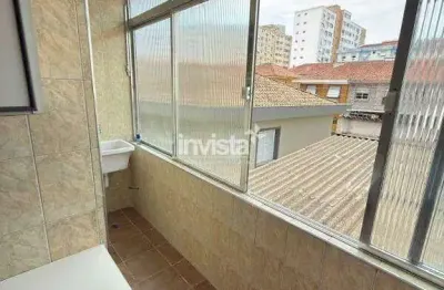 Apartamento com 2 quartos para alugar no Campo Grande, Santos 