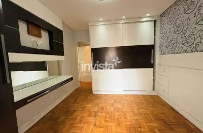 Apartamento de 135 m² de área útil no bairro do embaré para locação.