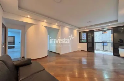 Apartamento com 3 quartos para alugar no Embaré, Santos 