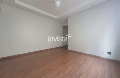 Apartamento com 2 quartos para alugar no Embaré, Santos 