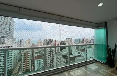 Apartamento com 3 quartos para alugar no Pompéia, Santos 