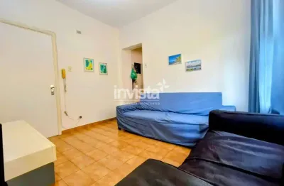 Apartamento com 1 quarto à venda no José Menino, Santos 