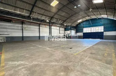 Barracão / Galpão / Depósito para alugar na Vila Mathias, Santos 