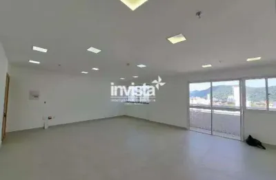Sala comercial para alugar na Vila Mathias, Santos 