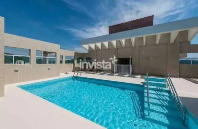 Apartamento 2 suítes, 89 m², 2 vagas em santos (campo grande) - mobiliado