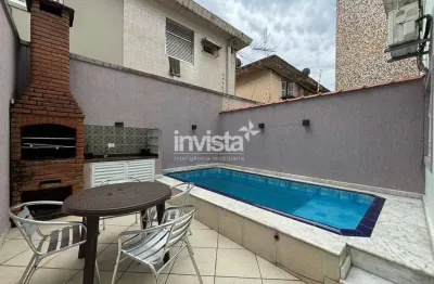 Casa com 3 quartos para alugar no Marapé, Santos 