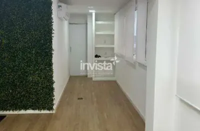 Sala comercial para alugar no Ponta da Praia, Santos 
