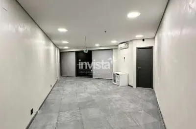Sala comercial para alugar no Valongo, Santos 