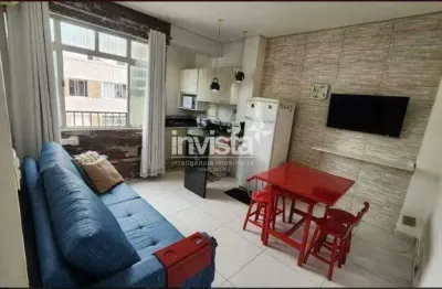 Apartamento com 1 quarto para alugar no Ponta da Praia, Santos 