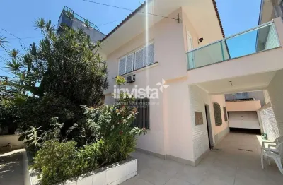 Casa com 3 quartos à venda no Embaré, Santos 