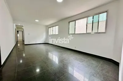 Apartamento com 4 quartos para alugar no Boqueirão, Santos 