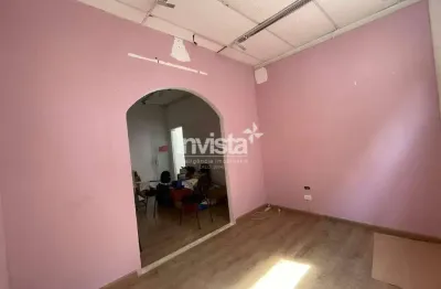 Sala comercial para alugar no Gonzaga, Santos 