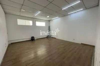 Sala comercial para alugar no Gonzaga, Santos 