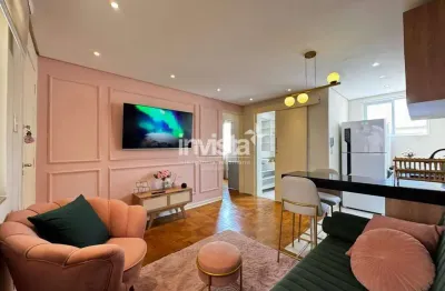 Apartamento de 1 Quarto para Aluguel em Embaré, Santos – 35,52 m²