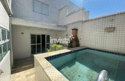 Cobertura com 3 quartos à venda no Marapé, Santos 