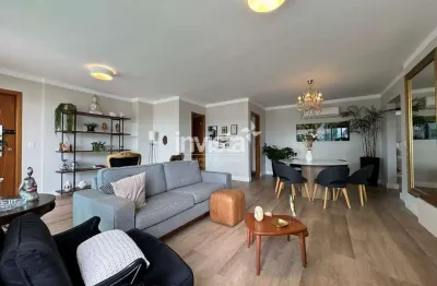 Apartamento MOBILIADO para Alugar | 3 Suítes | Varanda Gourmet | Lazer completo no bairro do Embaré em Santos