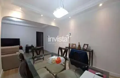 Apartamento com 3 quartos à venda no Embaré, Santos 