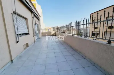 Cobertura com 3 quartos à venda no Gonzaga, Santos 