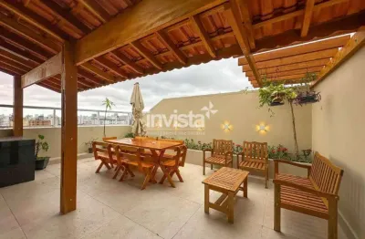 Cobertura com 3 quartos à venda no Embaré, Santos 
