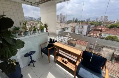 Apartamento com 2 quartos à venda no Marapé, Santos 