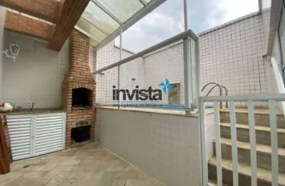 Cobertura com 3 quartos à venda no Marapé, Santos 