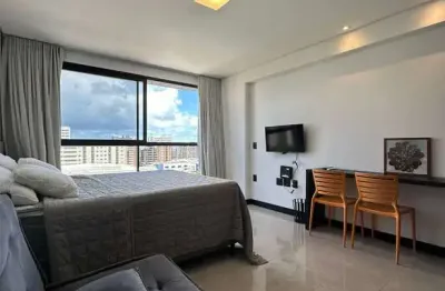 Sky concept - studio na 1° quadra da praia da jatiúca - imóvel para investimento