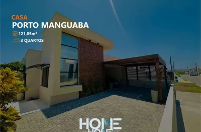 Linda casa no porto manguaba - com 3 quartos - completa de armários