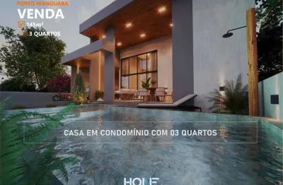 Lançamento no porto manguaba - casa com 145m² e 3 quartos + piscina