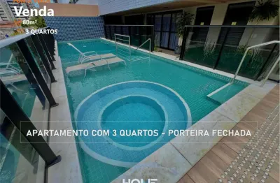 Apartamento na ponta verde - com 3 quartos - porteira fechada