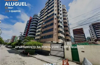 Apartamento com 3 quartos para alugar na Rua Vital Barbosa, 241, Ponta Verde, Maceió