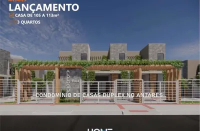 Aldegarden - casas duplex com 3 quartos - condominio fechado