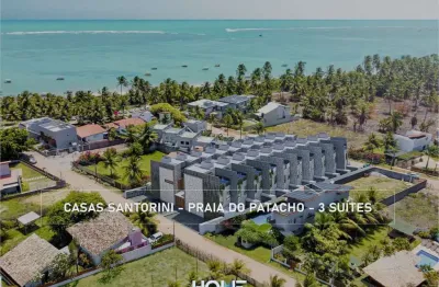 Casas Santorini – Exclusividade e Natureza na Praia do Patacho - (02 SUÍTES TÉRREAS COM PISCINA)