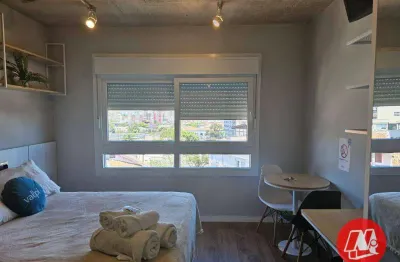 Studio para alugar, 27 m² por r$ 2.657,00/mês - santa cecília - porto alegre/rs