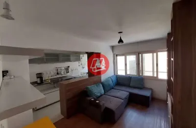 No bairro mont´serrat.1 dormitório, mobiliado. prédio com elevador.