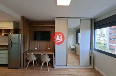 Studio com 1 dormitório para alugar, 25 m² por r$ 3.805,00/mês - rio branco - porto alegre/rs