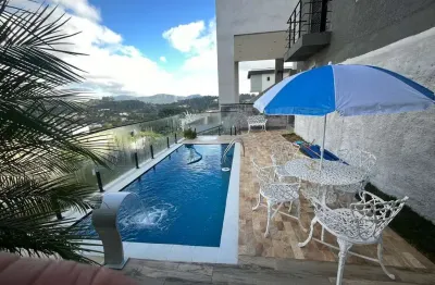 Casa alto padrão para venda em santana de parnaíba, suru, 3 dormitórios, 3 suítes, 4 banheiros, 4 vagas