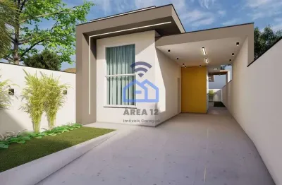 Casa à venda com 02 dormitórios, sendo 01 suíte, sala, cozinha, quintais e 02 vagas de garagem no b