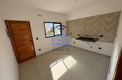 Kitnet à venda no bairro martim de sá em caraguatatuba, sp - com 30m², imóvel recém construído, exc