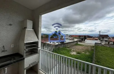 Apartamento à venda no bairro tarumãs em caraguatatuba, sp - 70m² com dois dormitórios, sala, cozin