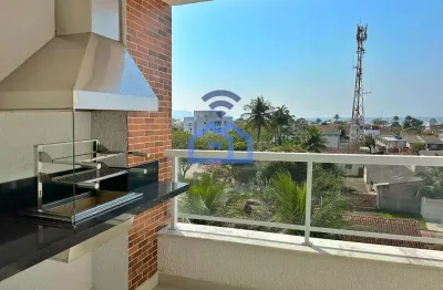 Apartamento com 2 dormitórios, com vista mar, 300 metros da praia, à venda, jardim britânia, caragu