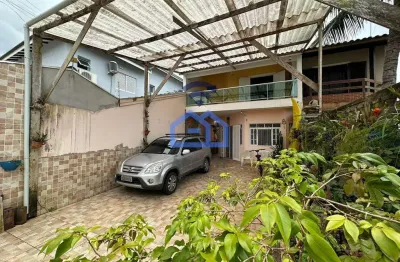 Sobrado à venda no bairro massaguaçu em caraguatatuba, sp - 3 suítes, sala, cozinha, lavabo + edícu