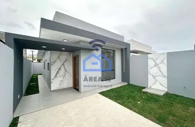 Casa à venda, com um acabamento diferenciado, 2 dormitórios, 2 banheiros, no bairro do golfinho em