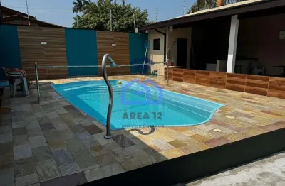 Casa ampla à venda no bairro jardim das gaivotas em caraguatatuba, sp - 3 dormitórios, sendo 2 suít