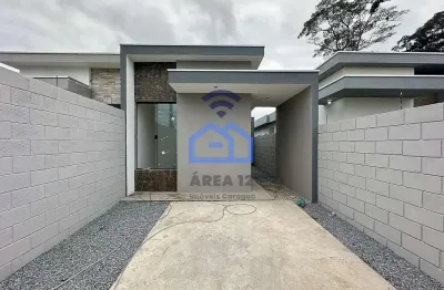 Casa nova à venda no bairro do golfinho em caraguatatuba, sp - 65m², com 2 dormitórios, sendo 1 suí