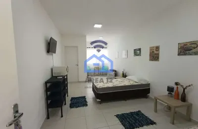 Kitnet mobiliada para locação definitiva no centro de caraguatatuba - a apenas 70 metros da avenida
