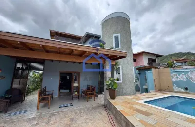 Sobrado de alto padrão à venda no bairro estrela d'alva em caraguatatuba, sp - conforto, lazer e lo