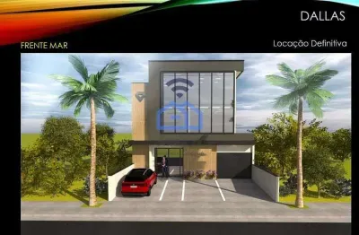 Escritório para locação no bairro do aruan em caraguatatuba, sp - frente mar com vista privilegiada