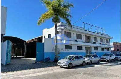 Prédio comercial com galpão para locação no bairro do aruan em caraguatatuba, sp - ideal para a sua